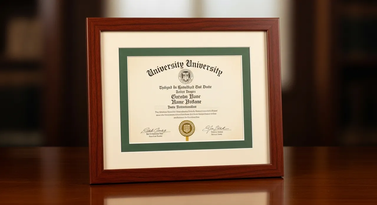 Diploma & Certificate Framing